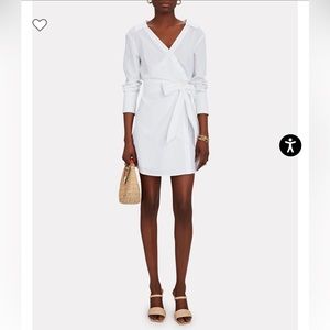 Intermix Wrap Shirt Dress- Maggie Mini Wrap Shirt Dress